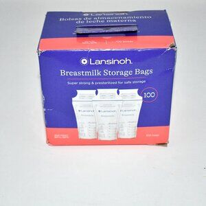 Lansinoh Breastmilk Storage Bags, 100 Count, 6 oz, NWT